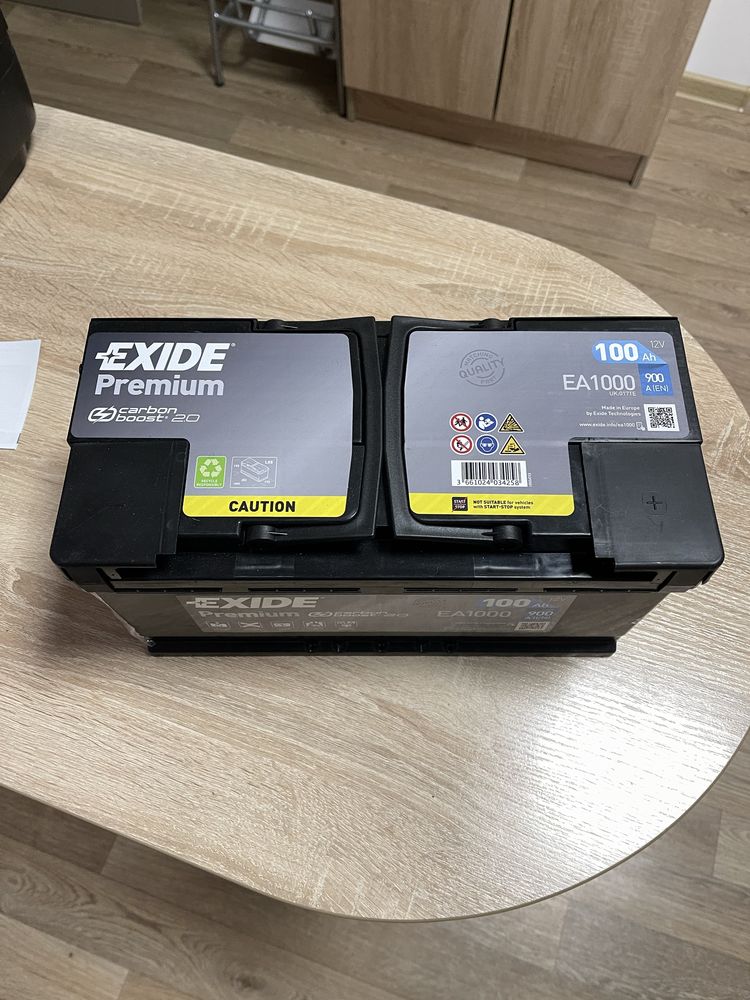 Аккумулятор Exide 6 CT-100-R Premium EA1000 Exide EA1000