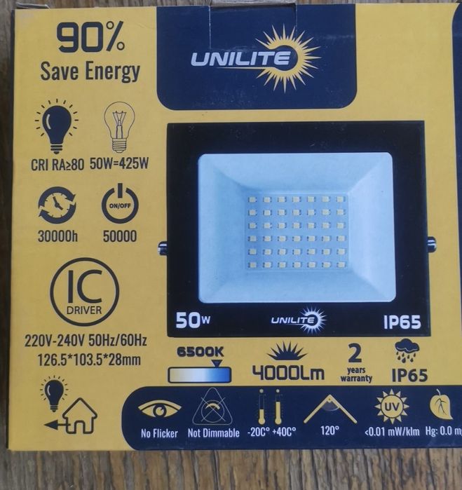 Прожектор світлодіодний (led) 30W та 50W IP65