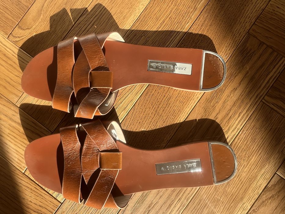 Oddam za darmo Zara 42 klapki sandałki najmodniejsze