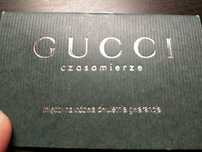 Gwarancja zegarek GUCCI dokumenty