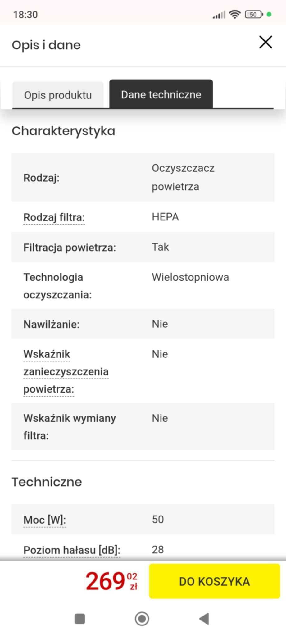 Oczyszcza z powietrza TCL