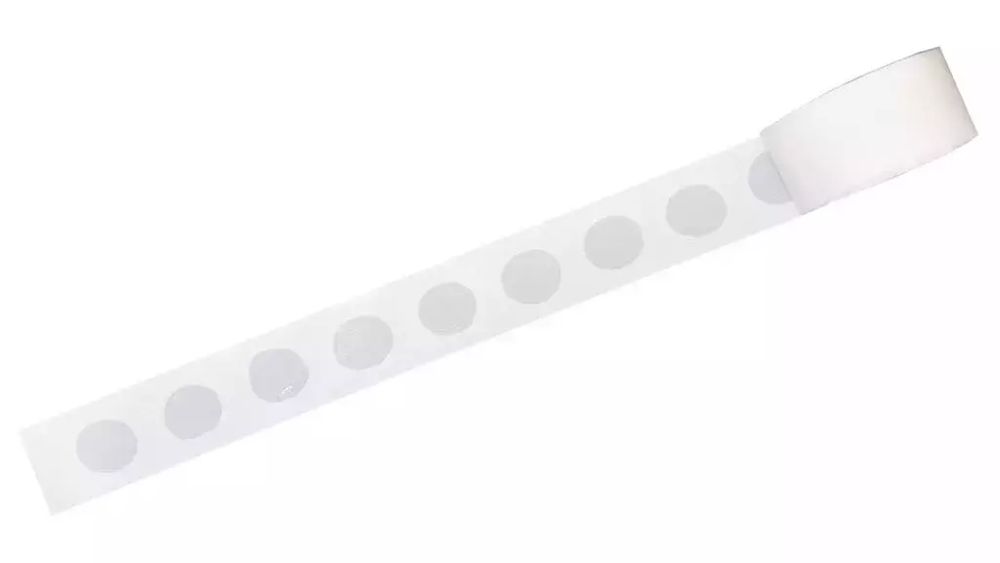 Kropki klejowe na rolce 100 sztuk. Arpex. Nowy Produkt