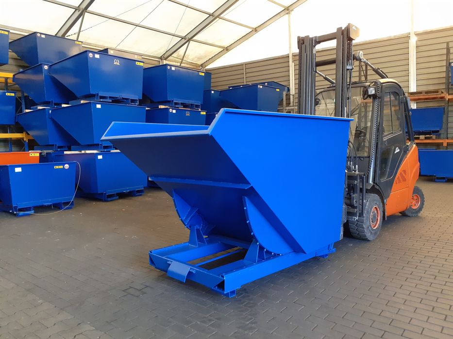 Kontener samowyładowczy do wózka widłowego / Koleba / Pojemnik - 2500L