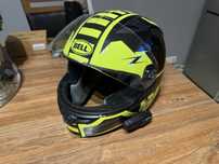Kask motocyklowy Bell XXL z interkomem intercom