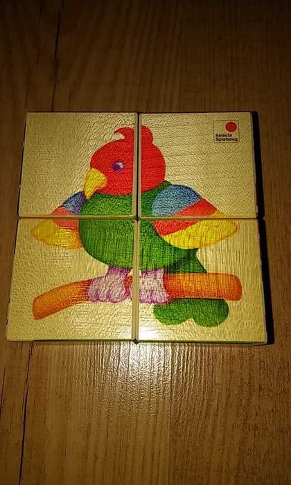 Puzzle de madeira - cubos