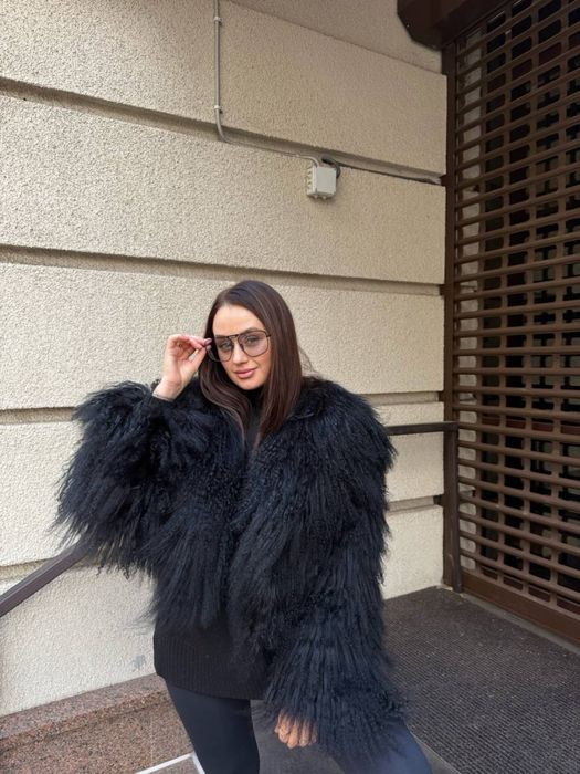 Шуба из натуральной ламы.Шуба лама.шуба з лами.наші фото.