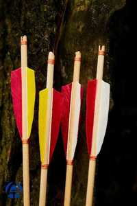 Деревянные стрелы для лука  5 шт