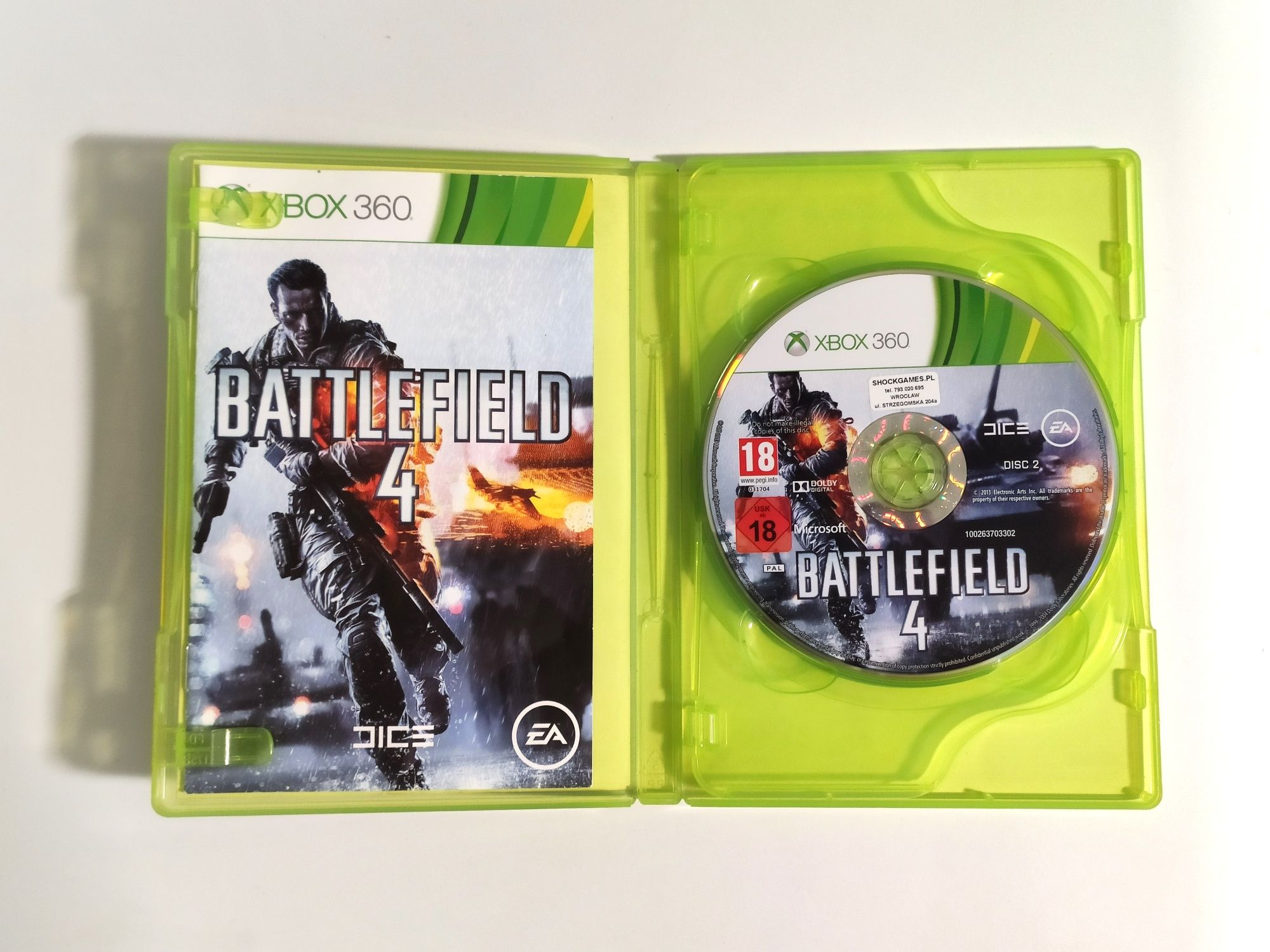 Battlefield 4 + Steelbook Xbox 360