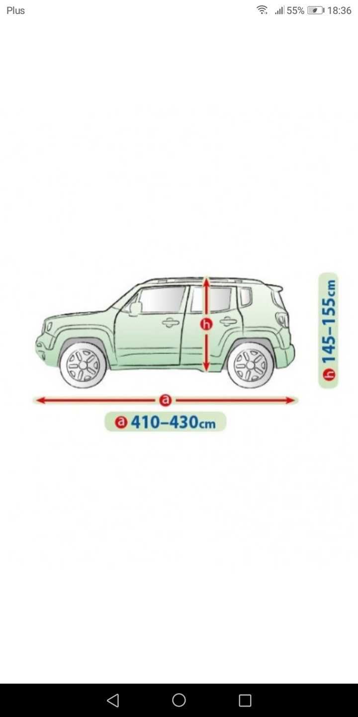 Plandeka, pokrowiec na SUV-a