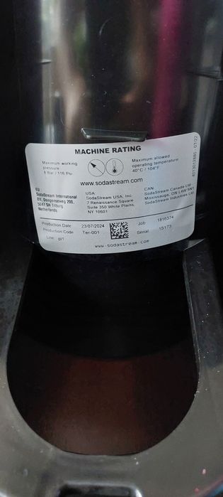 Saturator SODASTREAM Czarny + 3 butelki + nabój