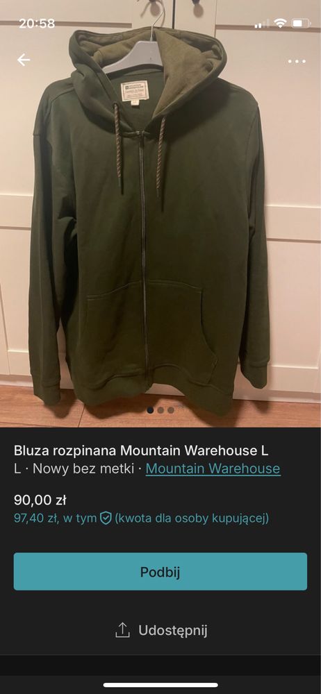 Bluza męska Mountain Werehouse L