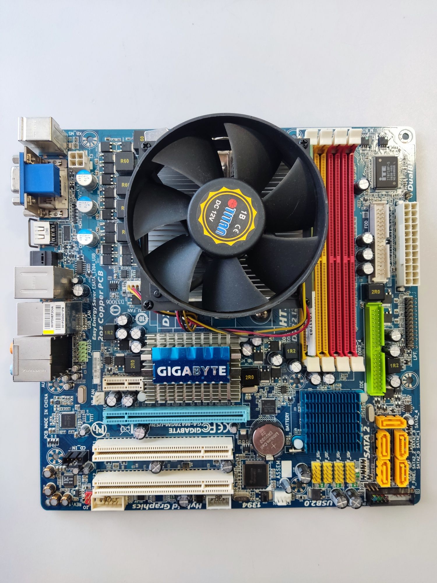 Комплект проц Athlon II X2 240+мат плата Gigabyte GA-MA78GM-US2H