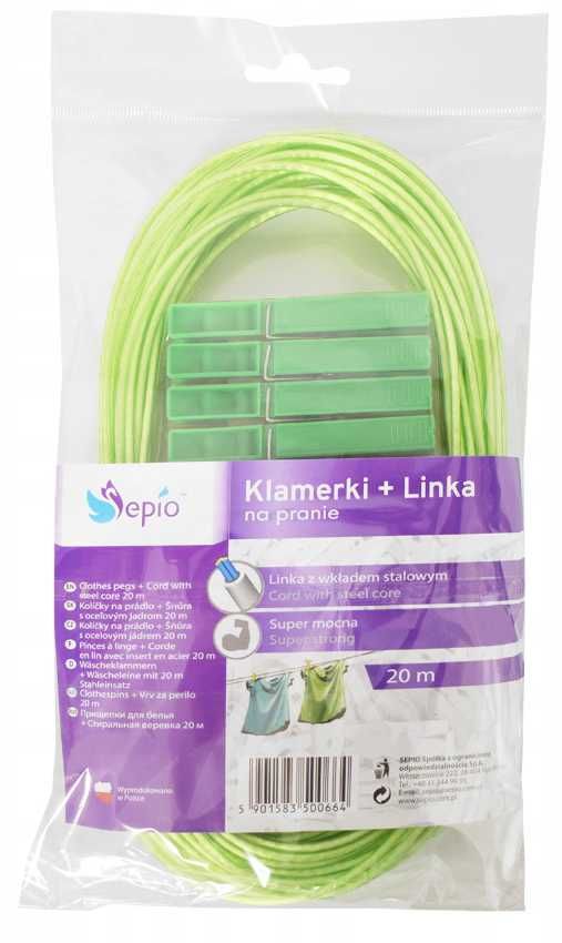 Suszarka na Pranie + Klamerki i Link Gratis - (Wyprzedaż)