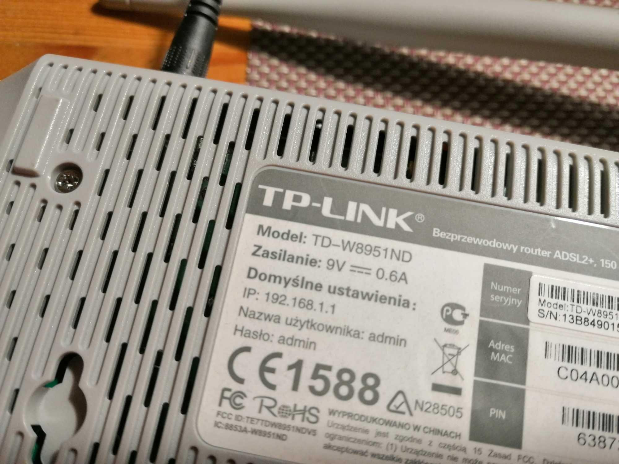 Router ADSL tp-link TD-W8951ND