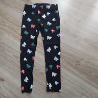 256-> super legginsy MINNIE DISNEY od RESERVED r.116/122 6-7Y