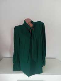 нарядна блузка смарагдового кольору 52-54 розмір