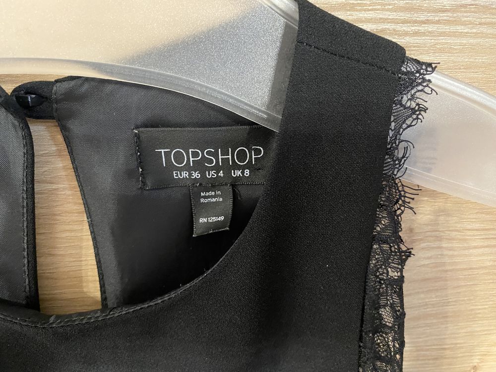 Kombinezon czarny Topshop r.36