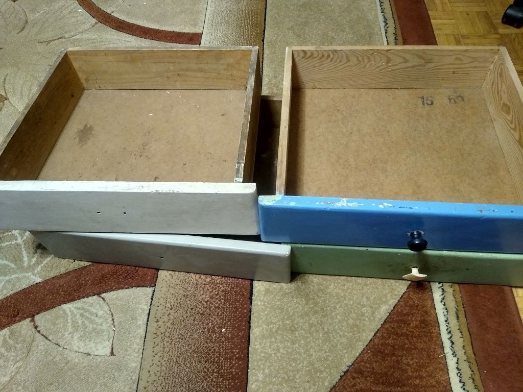 szuflady  niebieskie  sztuk  2