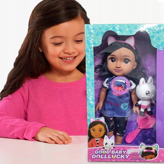Koci Domek Gabi Dużą Interaktywna Lalka Gabby 35 cm Dla Dzieci Prezent
