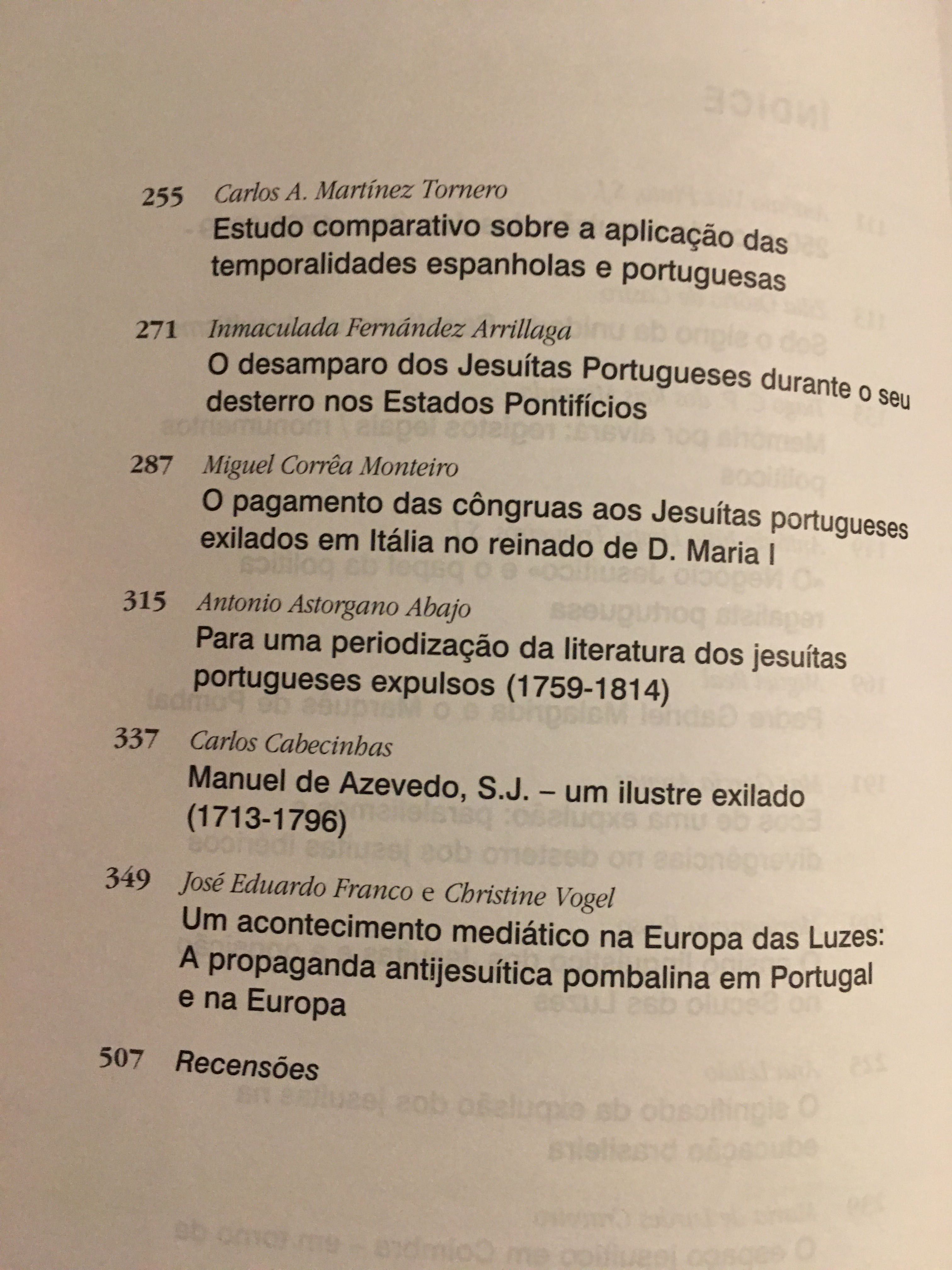 A Restauração e a Monarquia Absoluta/ Pombal/ Jesuítas