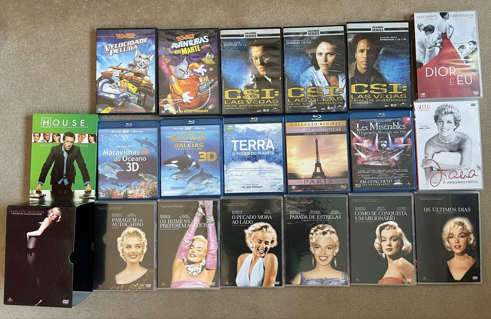 Lote de 55 DVDs Variados