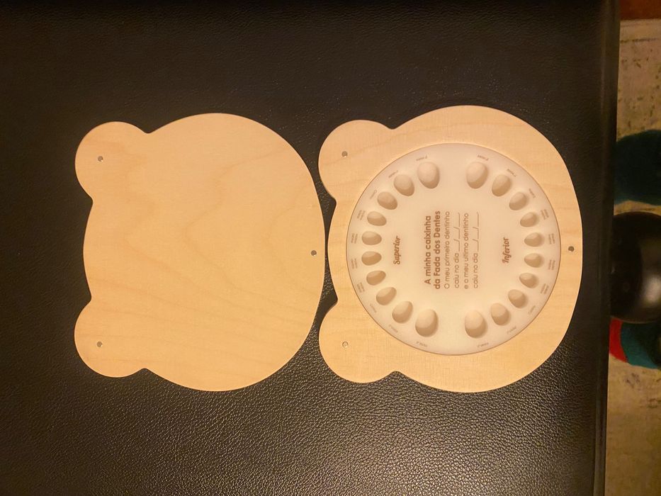 Caixa de dentes com forma de animais