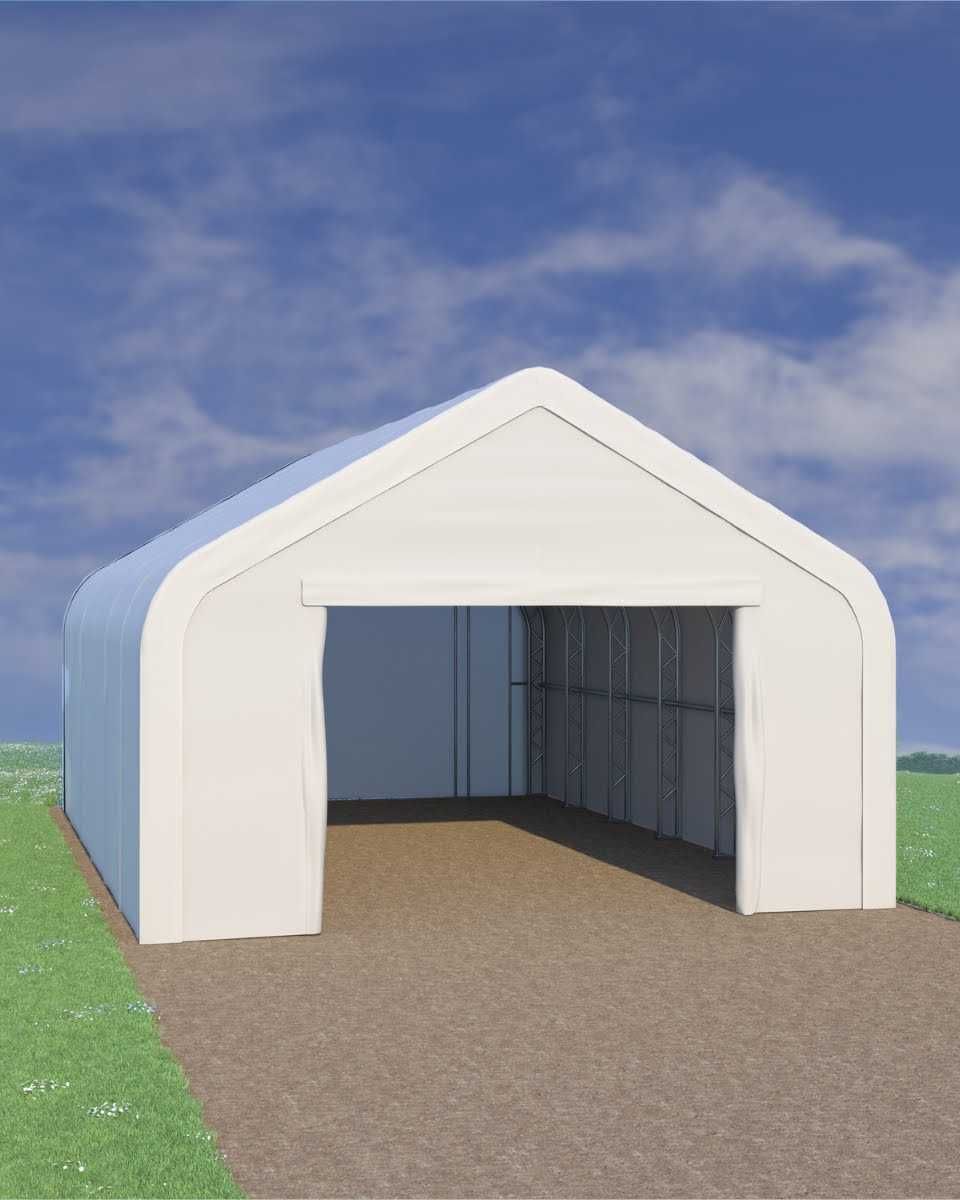 Hala namiotowa 10x18,3x5,2x3,2 magazyn konstrukcja ocynkowana 900g/m2