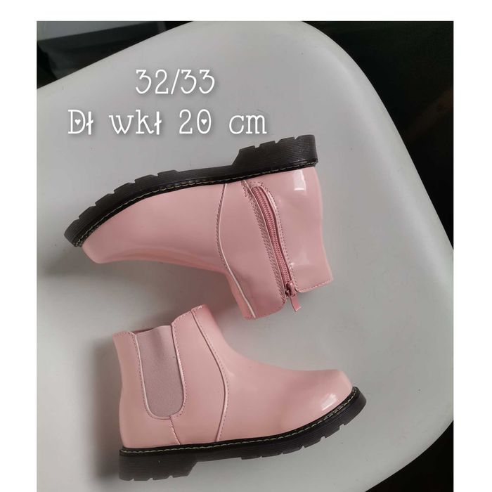 Nowe buty Botki 32 dł 20 cm botki ocieplone przejściowe buty 32