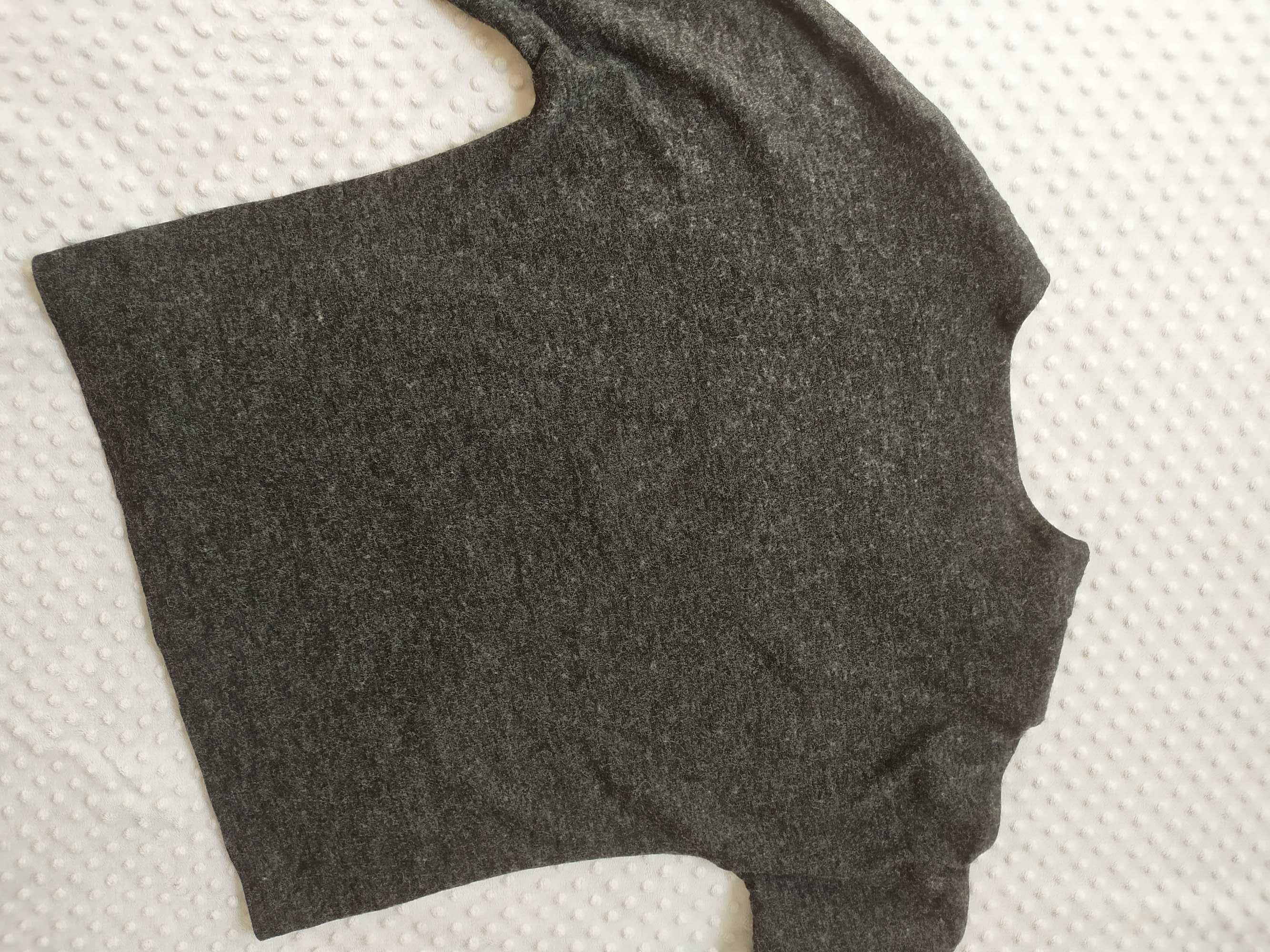 Sweter damski rozpinananarzuta bolerko krótki rękaw XL