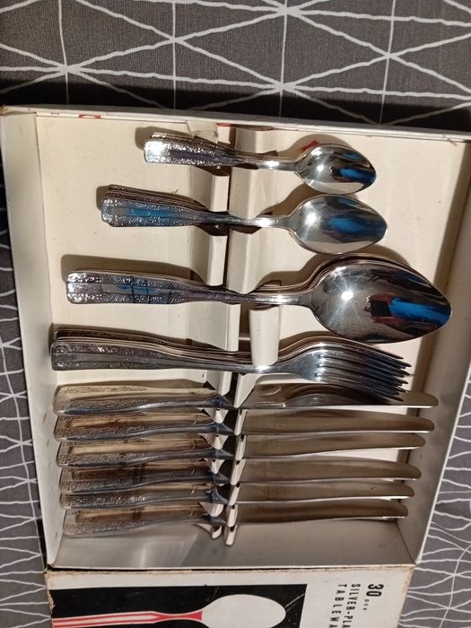 Sztućce posrebrzane