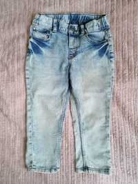 Spodnie dziewczęce H&M r. 86/92, jeansy, dżinsy,