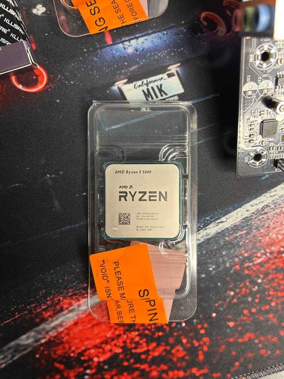Плата AM4 + AMD Ryzen 5 5600 + Озу DDR4 16Gb Новий Комплект !