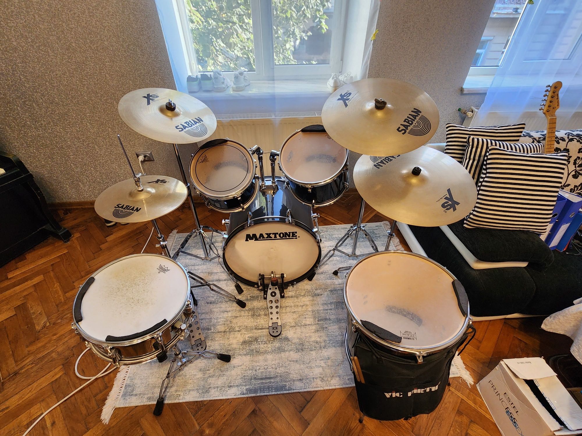 Барабани Maxtone Sabian Yamaha Remo