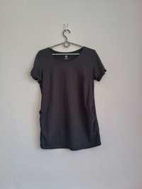 Bluzka czarna, t-shirt ciążowy M H&M Mama