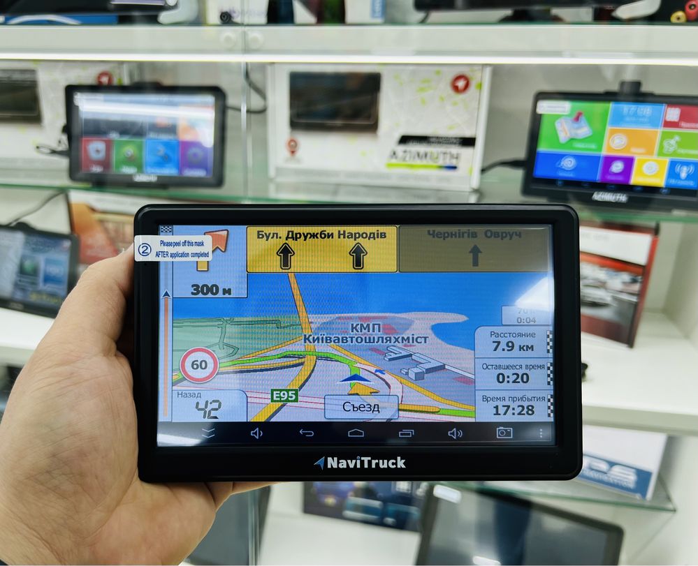 NT 790i 8GB навигатор GPS android для грузового транспорта