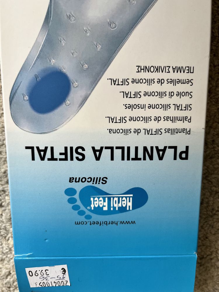 Palmilhas silicone