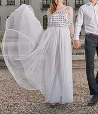 Sukienka biała r.38