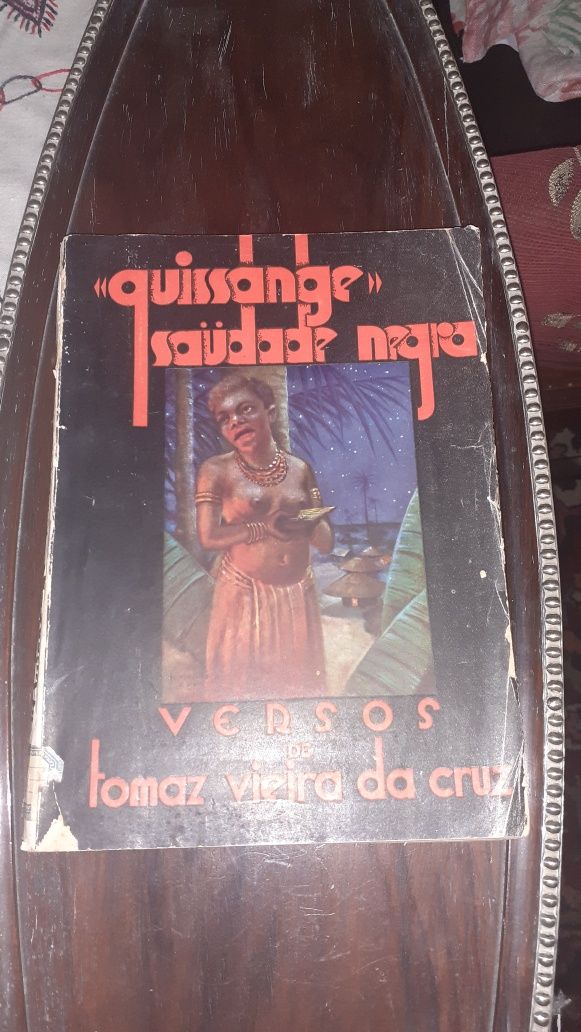 Quissange saudade negra livro raro Tomaz Vieira Cruz Angola Colonial