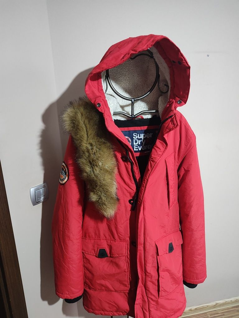 Kurtka męska ocieplana firmy Super Dry Everest r.M