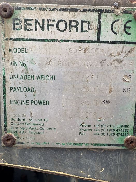 Wozidlo budowlane Terex 6 ton, obrotowe