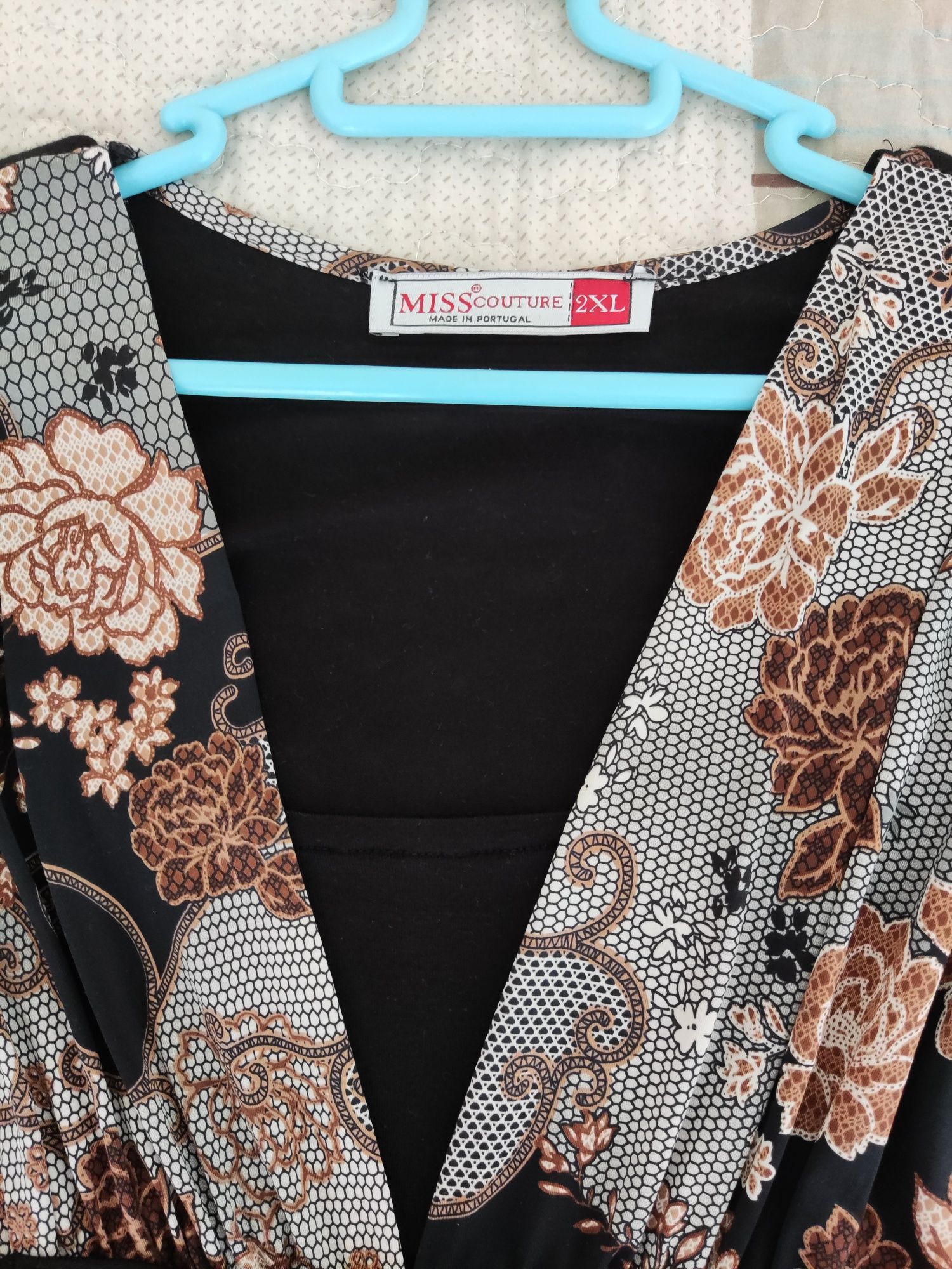 Vestido de manga comprida