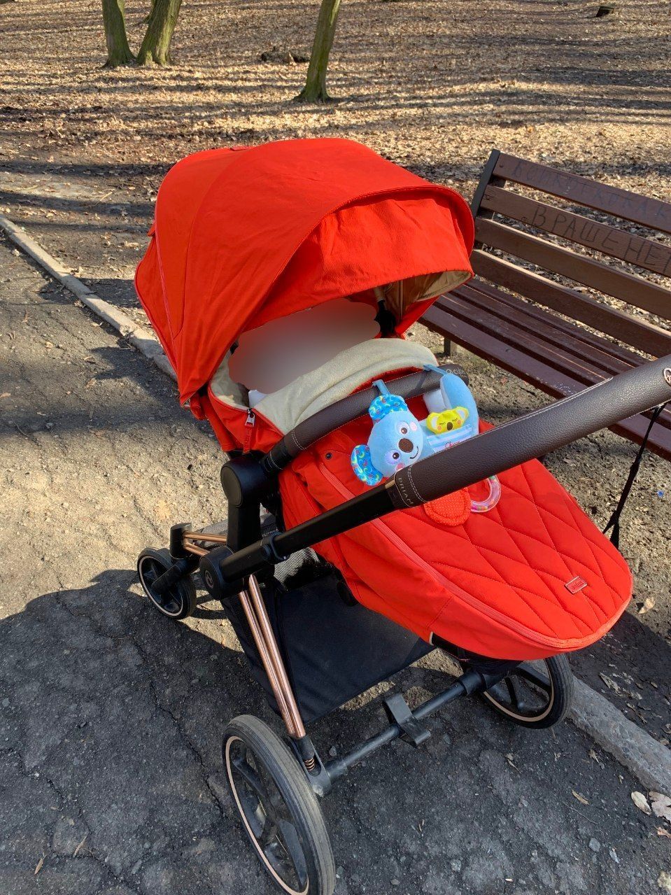 Коляска 3 в 1 Cybex Priam Autumn Gold