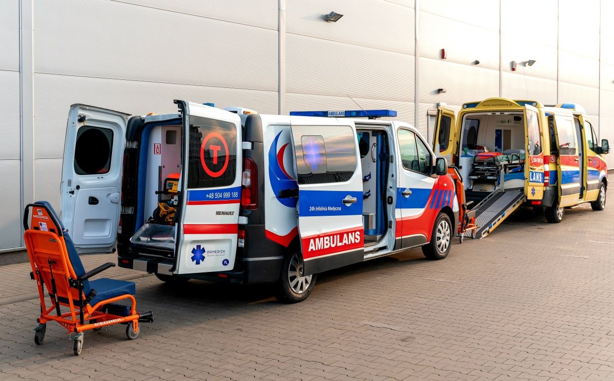 Transport medyczny Sanitarny Przewóz Niepełnosprawnych Wa-wa Polska Eu