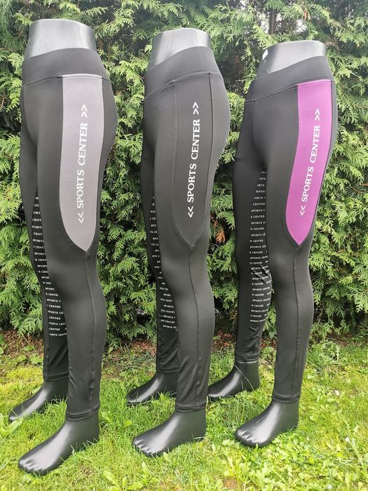 Bryczesy z długim lejem silikonowym