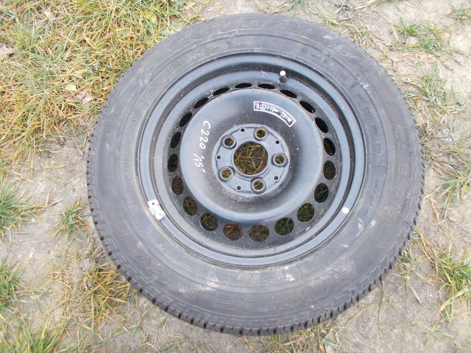 mercedes C220 01r koło 2034.000002 zapasowe 15" 5x112 ET31 195/65 r15