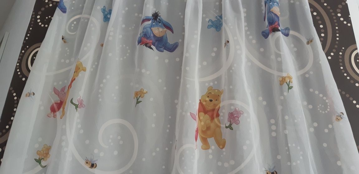Firanka Kubuś Puchatek 2 sztuki