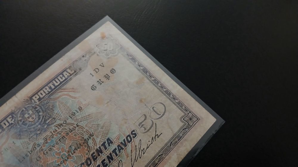 Nota de 50 Centavos de 1918