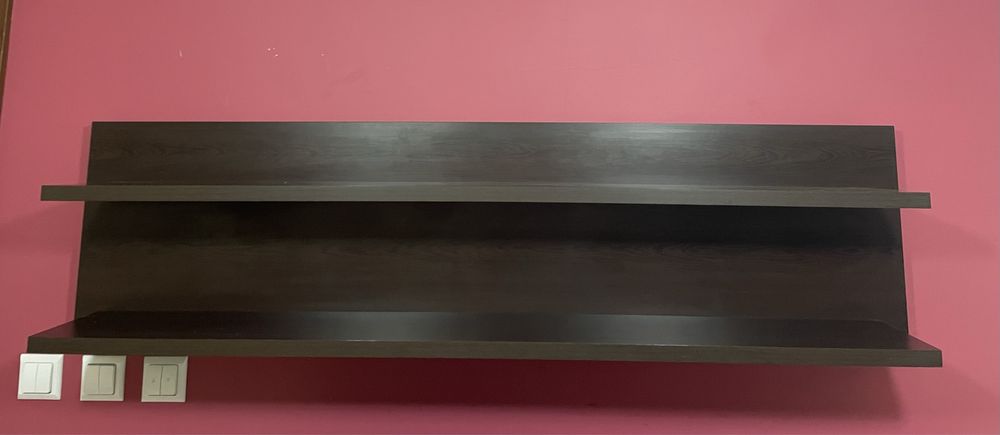 Półki ciemne 140 cm, stan bardzo dobry, pilne