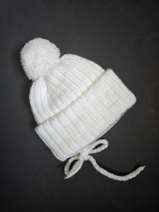 Czapka zimowa dla noworodka 0-3 miesiąca