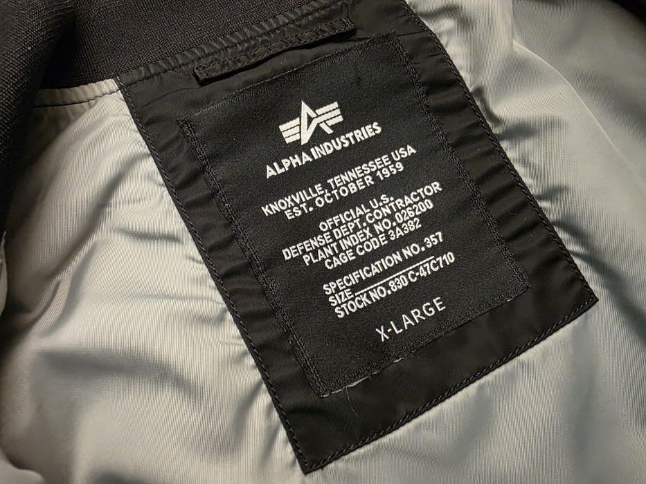 Męska kurtka oryginalna NASA MA-1 Alpha Industries roz. XL